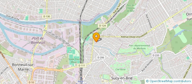 localisation de l'entreprise AXUS MULTIMEDIA  SUCY-EN-BRIE