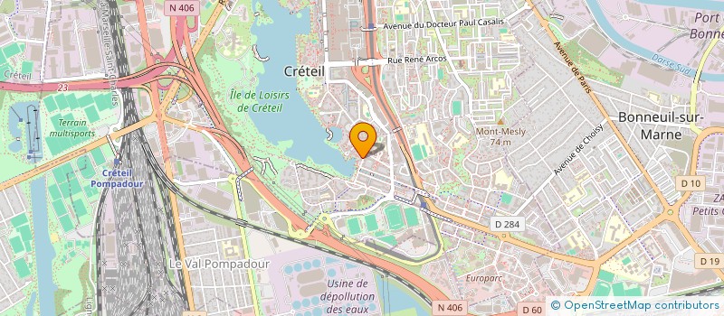 localisation de l'entreprise AXXAM à CRETEIL