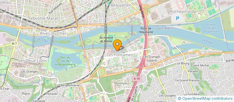 localisation de l'entreprise AXXCESS.FR à TOURS