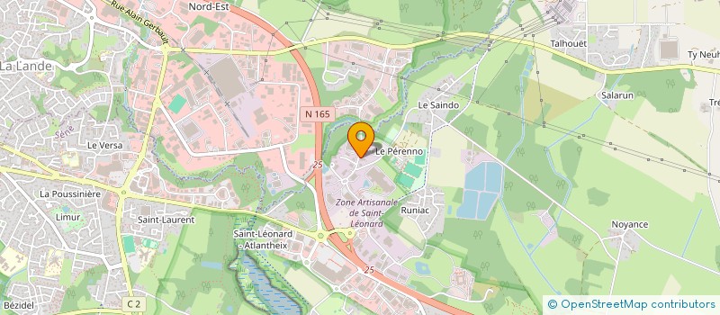 localisation de l'entreprise AXXEL GREEN PRO à THEIX-NOYALO