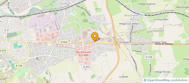 localisation de l'entreprise AXXESS  GRANVILLE