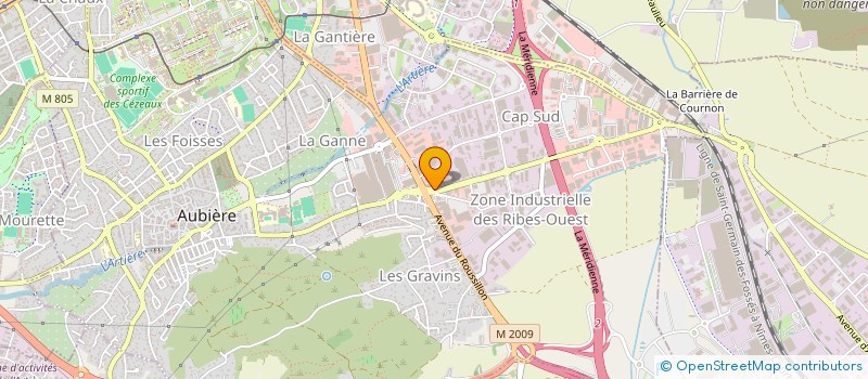 localisation de l'entreprise AXXESS  AUBIERE