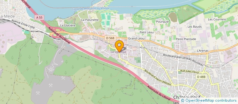 localisation de l'entreprise AXXIAL à CHATEAUNEUF-LES-MARTIGUES