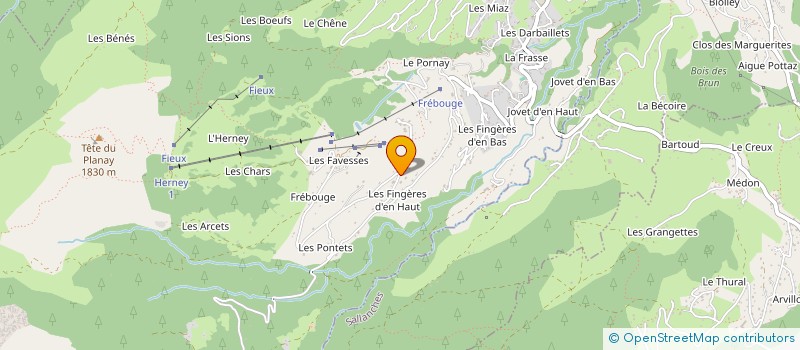 localisation de l'entreprise AXXIS - CONSULTING  CORDON