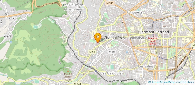 localisation de l'entreprise AXXO à CHAMALIERES