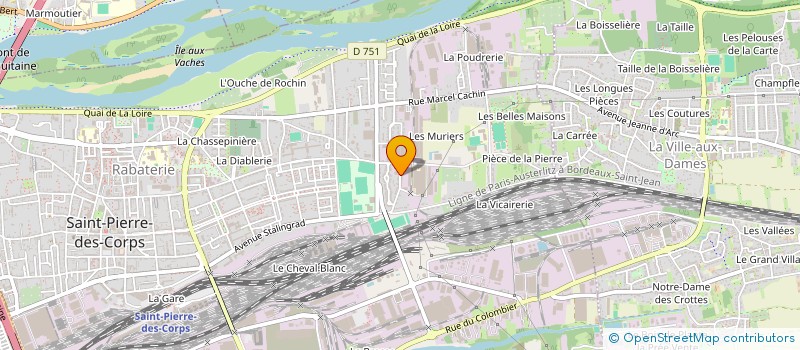 localisation de l'entreprise AXXOME PROPRETE  SAINT-PIERRE-DES-CORPS