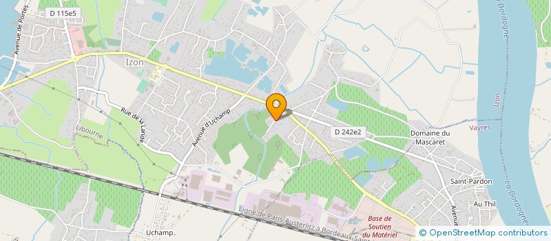 localisation de l'entreprise AXXTION MENUISERIE  IZON