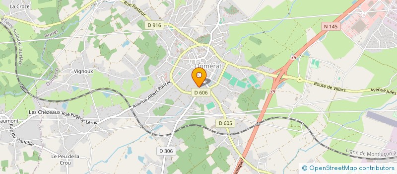 localisation de l'entreprise AXXUN MUSIC à DOMERAT