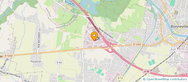 localisation de l'entreprise AXXX TRANSACTIONS 74  SAINT-PIERRE-EN-FAUCIGNY