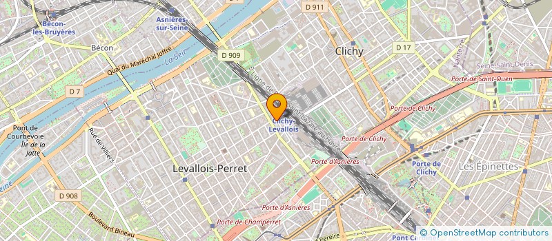 localisation de l'entreprise AXXY.K à LEVALLOIS-PERRET