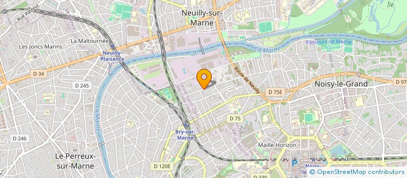 localisation de l'entreprise AXYAL DECO  NOISY-LE-GRAND