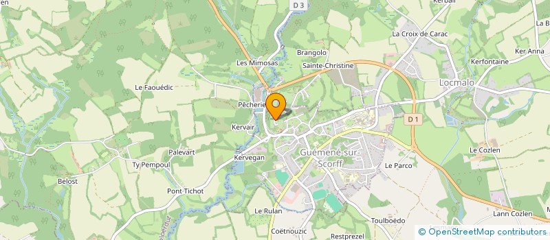 localisation de l'entreprise AXYALE  GUEMENE-SUR-SCORFF