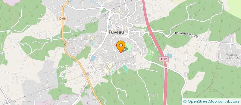 localisation de l'entreprise AXYBEL  FUVEAU