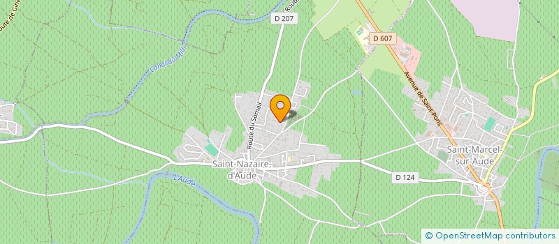 localisation de l'entreprise AXYLIENCE  SAINT-NAZAIRE-D'AUDE