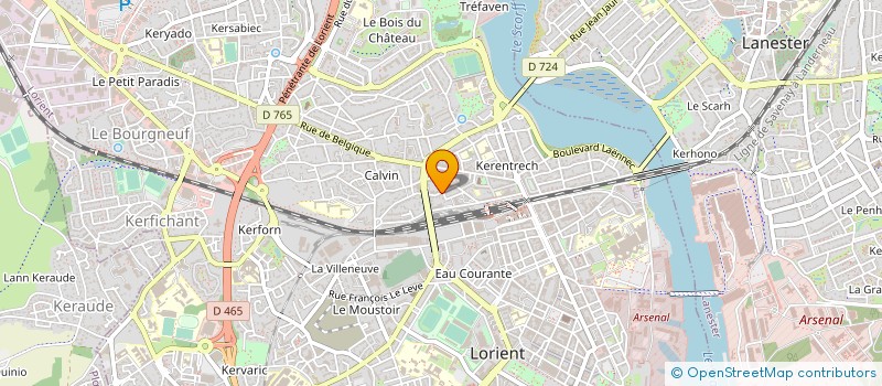localisation de l'entreprise AXYLVESTRE à LORIENT