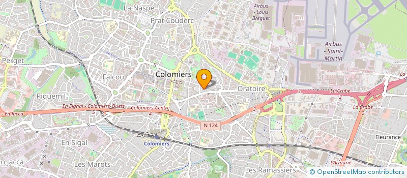 localisation de l'entreprise AXYM à COLOMIERS