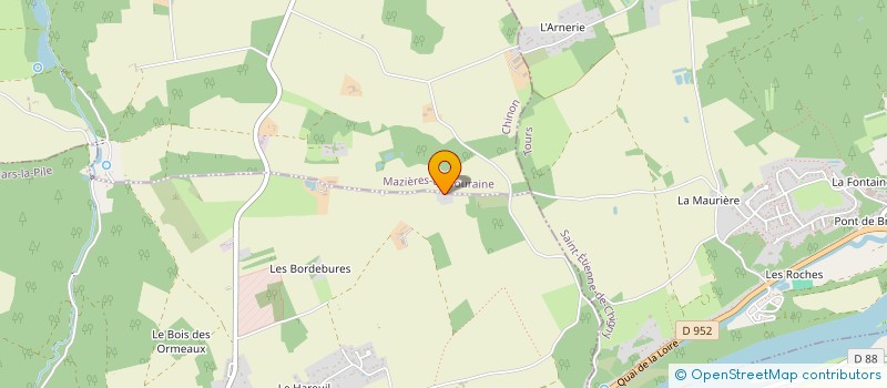 localisation de l'entreprise AXYM CONSEIL  CINQ-MARS-LA-PILE