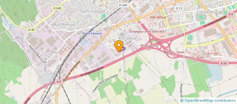 localisation de l'entreprise AXYNAPSE à NIMES