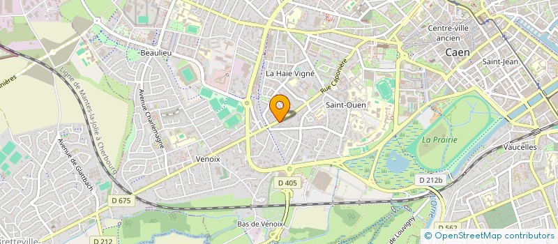 localisation de l'entreprise AXYO à CAEN