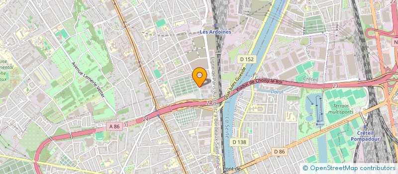 localisation de l'entreprise AXYOM à VITRY-SUR-SEINE