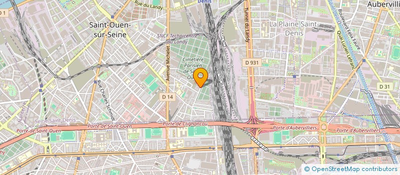 localisation de l'entreprise AXYOME GLOBAL SERVICES à SAINT-OUEN-SUR-SEINE