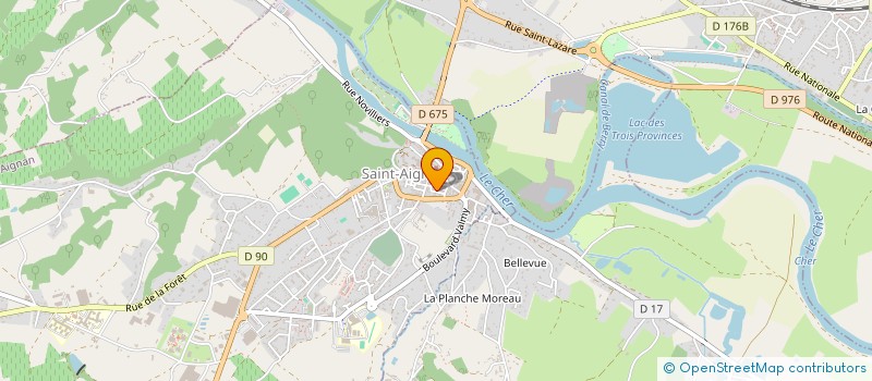 localisation de l'entreprise AXYONNEURS  SAINT-AIGNAN