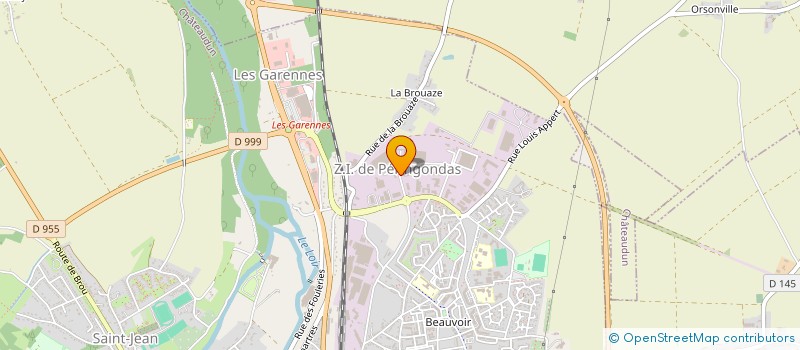 localisation de l'entreprise AXYS FORMATION à CHATEAUDUN
