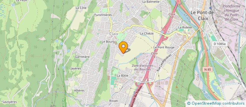 localisation de l'entreprise AXYSSE CONSEILS à CLAIX