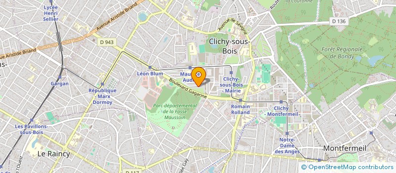 localisation de l'entreprise AY à CLICHY-SOUS-BOIS