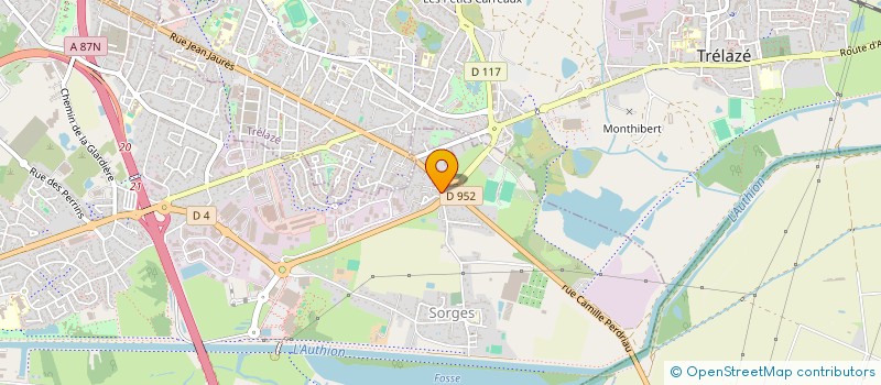 localisation de l'entreprise AY  LES PONTS-DE-CE