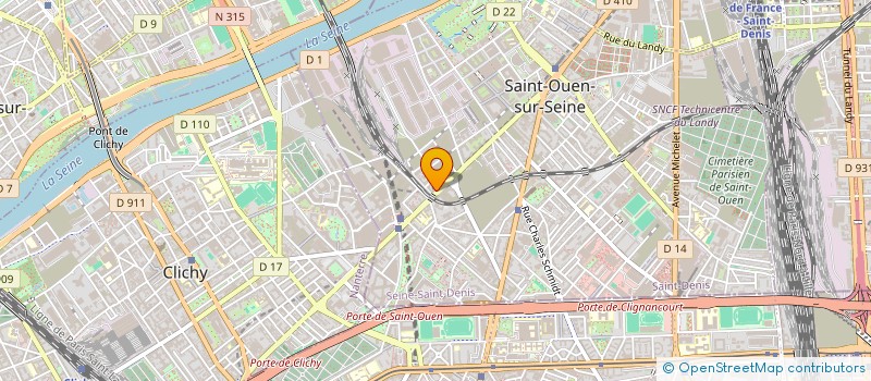localisation de l'entreprise AY AUDIT EXPERTISE à SAINT-OUEN-SUR-SEINE