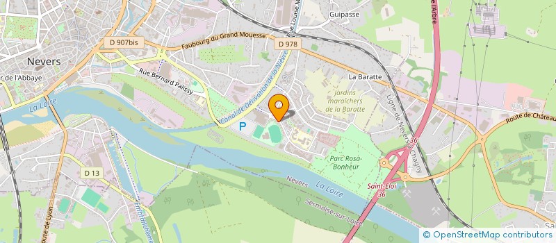 localisation de l'entreprise AY AUTO à NEVERS