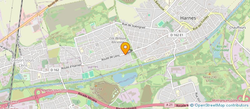 localisation de l'entreprise AY AUTO SERVICES à HARNES