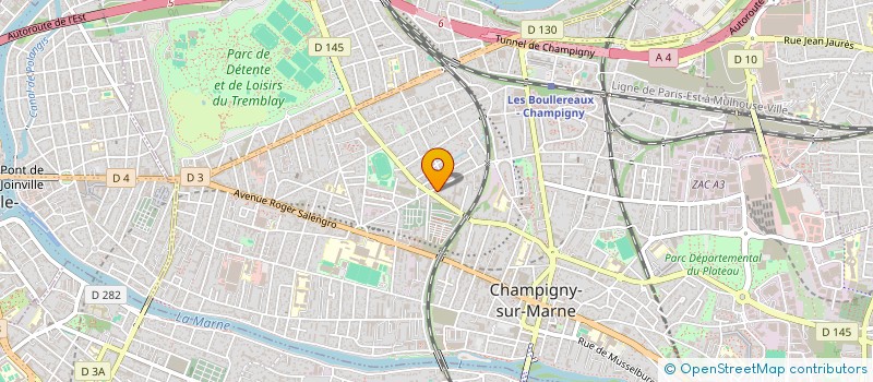 localisation de l'entreprise AY CONSULTING à CHAMPIGNY-SUR-MARNE