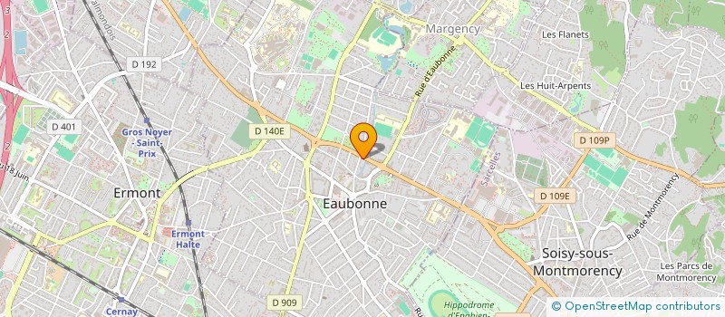 localisation de l'entreprise AY COURTAGE  EAUBONNE