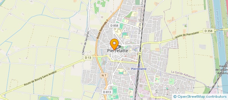 localisation de l'entreprise AY CUISINES à PIERRELATTE
