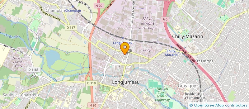 localisation de l'entreprise AY DEAL AUTO  LONGJUMEAU