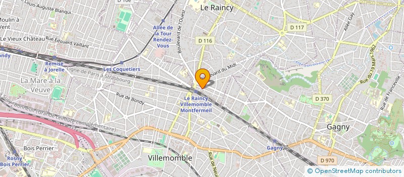 localisation de l'entreprise AY DOST  LE RAINCY