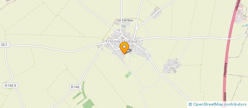 localisation de l'entreprise AY ELECTRICITE à FRESNAY-L'EVEQUE