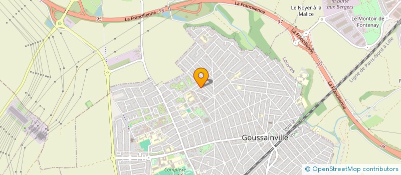 localisation de l'entreprise AY FLORYA  GOUSSAINVILLE