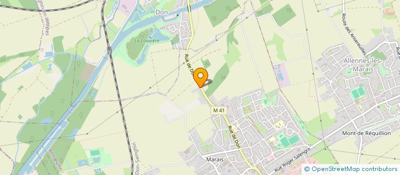 localisation de l'entreprise AY.GB.GC  ANNOEULLIN