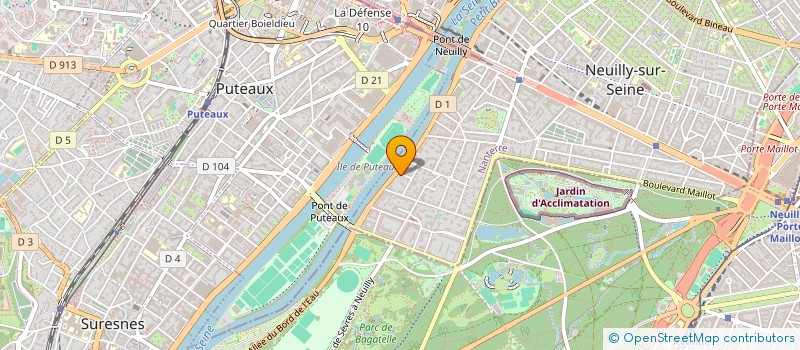 localisation de l'entreprise AY INTERIOR DESIGN à NEUILLY-SUR-SEINE