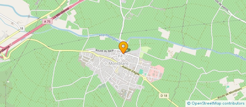 localisation de l'entreprise AY LOPEZ  MONTBLANC