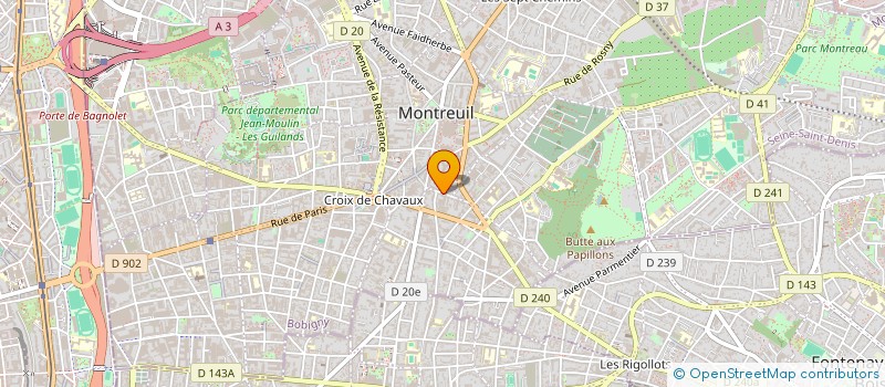 localisation de l'entreprise AY PHONE à MONTREUIL