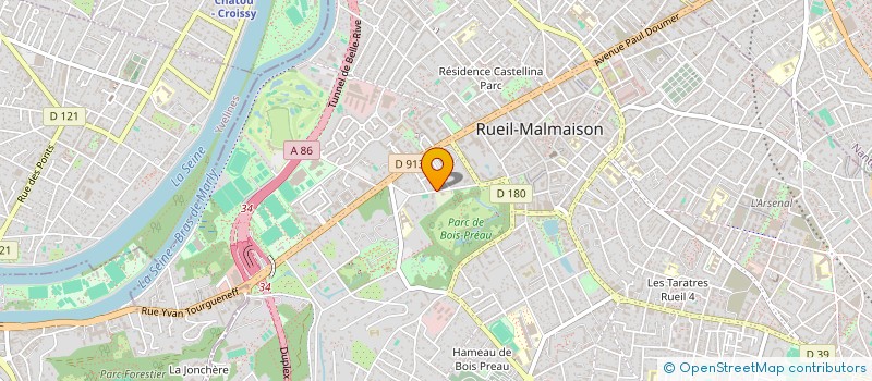 localisation de l'entreprise AY TAS TP SARL à RUEIL-MALMAISON