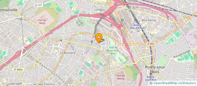 localisation de l'entreprise AY TAXIS ET TRANSPORT à ROSNY-SOUS-BOIS