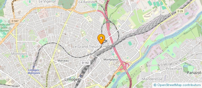 localisation de l'entreprise AY YILDIZ à LIMOGES