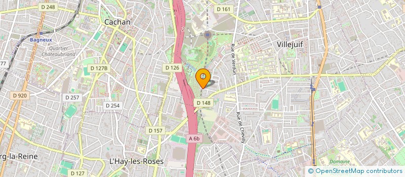 localisation de l'entreprise AYA à VILLEJUIF