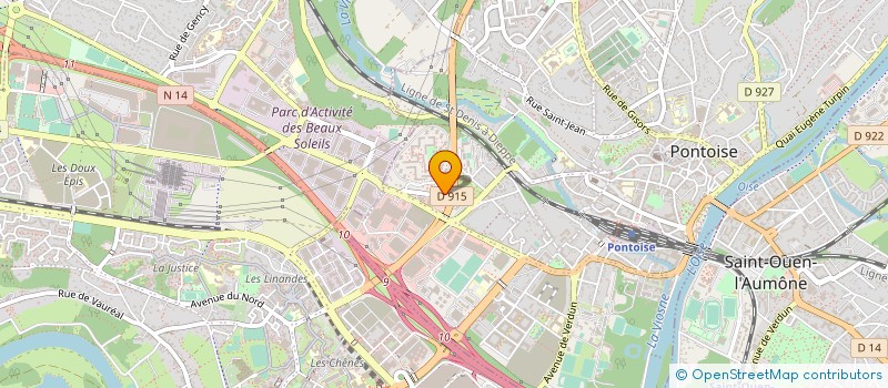 localisation de l'entreprise AYA à PONTOISE