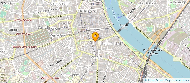localisation de l'entreprise AYA à BORDEAUX